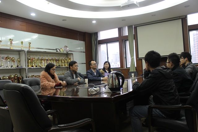 员工官强出席太阳成集团tyc33455cc员工回访交流会